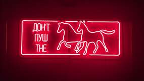 неоновая вывеска don
