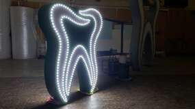 светодиодный лед зуб